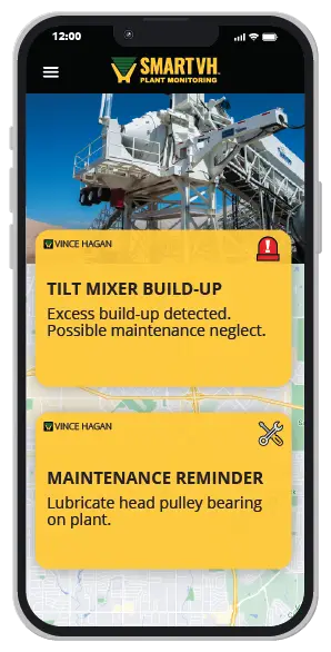 SmartVH - Batch Plant Monitoring App