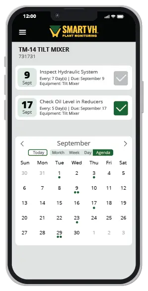 SmartVH – Batch Plant Monitoring App SmartVH - Batch Plant Monitoring App